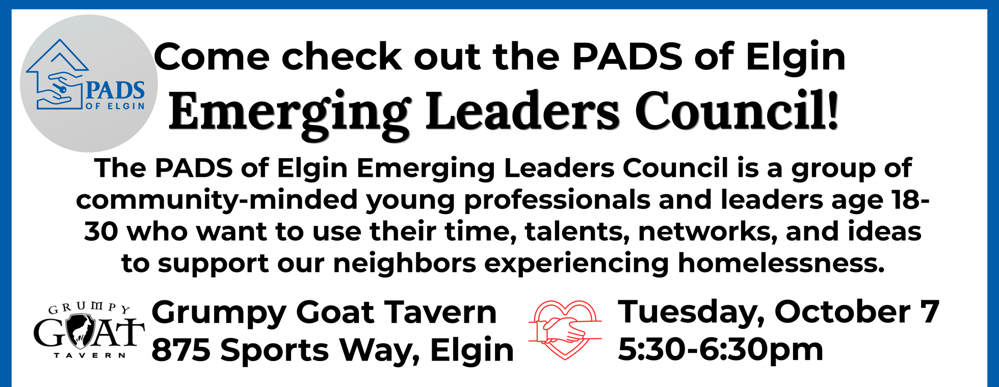 PADS of Elgin Emerging Leaders Council Meet Up